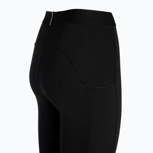 Jambiere de antrenament pentru femei Tommy Hilfiger Hw Branded Tape Full Length negru