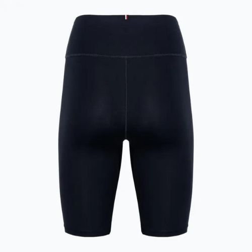 Pantaloni scurți de antrenament pentru femei Tommy Hilfiger Essentials Rw Fitted Knit albastru pentru femei