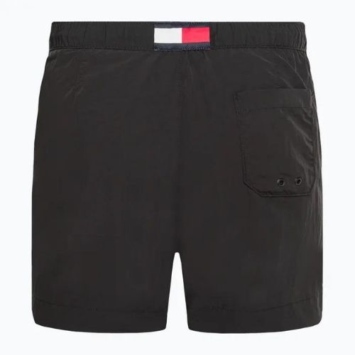 Pantaloni scurți de înot Tommy Hilfiger Medium cu cordon negru pentru bărbați