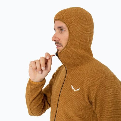 Hanorac bărbătesc Salewa Nuvolo EN fleece sweatshirt maro auriu melange