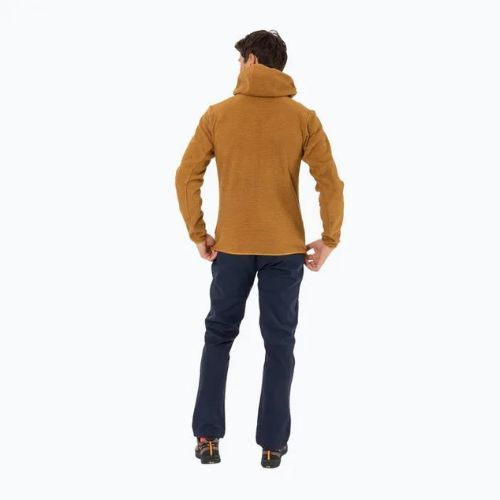 Hanorac bărbătesc Salewa Nuvolo EN fleece sweatshirt maro auriu melange