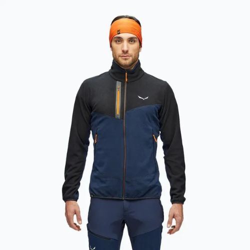 Bărbați Salewa Paganella EN fleece sweatshirt bleumarin pentru bărbați blazer navy