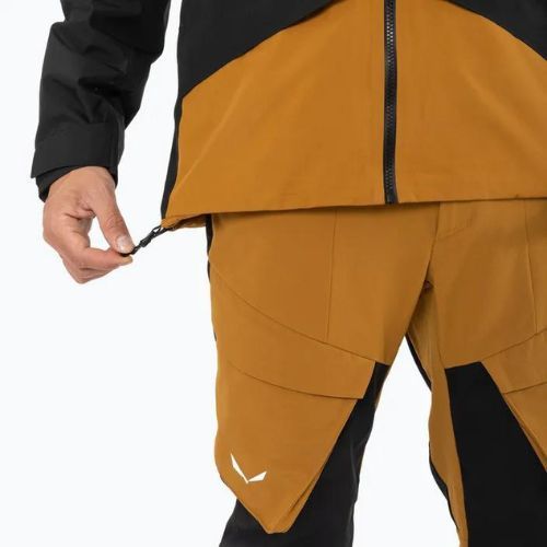 Salewa Puez GTX 2L jachetă de ploaie pentru bărbați maro auriu