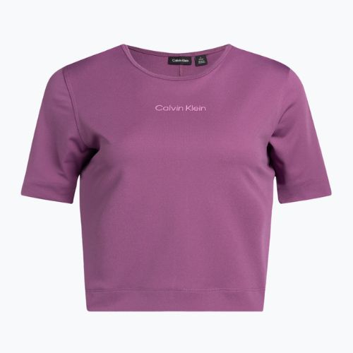 Tricou Calvin Klein Knit ametist pentru femei