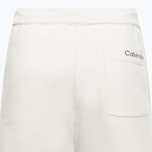 Pantaloni scurți de antrenament pentru bărbați Calvin Klein 7" Knit 67U chalk pentru bărbați