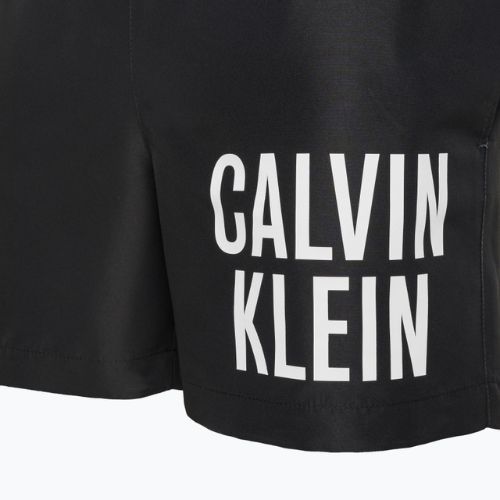 Pantaloni scurți de baie bărbați Calvin Klein Medium cu cordon negru