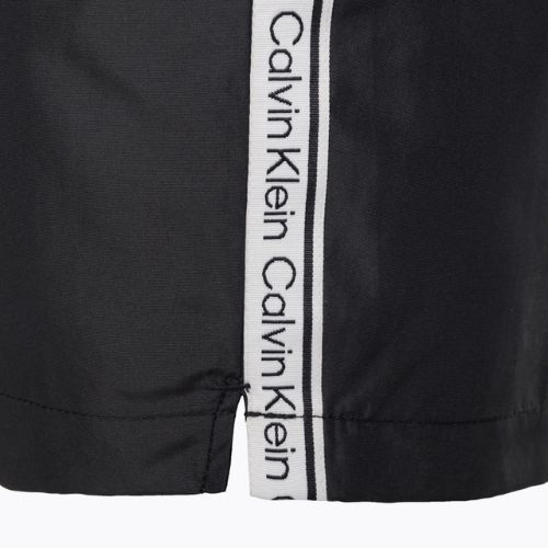 Pantaloni scurți de baie bărbați Calvin Klein Medium cu cordon negru