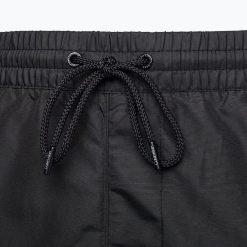 Pantaloni scurți de baie bărbați Calvin Klein Medium cu cordon negru