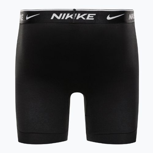 Chiloți de boxeri Nike Everyday Cotton Stretch Boxer Brief 3Pk MP1 negru pentru bărbați
