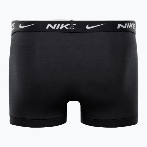 Boxeri pentru bărbați Nike Everyday Cotton Stretch Trunk 3Pk UB1 obsidian / game royal / negru