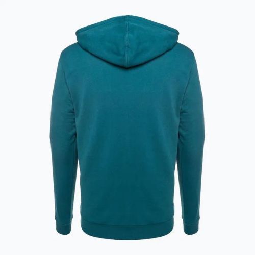 Bărbați trekking pulover Fjällräven Logo Hoodie adânc de mare