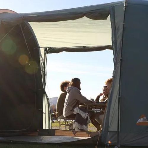 Vango Castlewood 400 pachet verde mineral verde cort de camping pentru 4 persoane