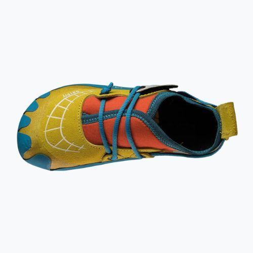 Pantofi de cățărare pentru copii La Sportiva Gripit galben/flame