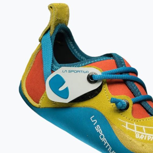 Pantofi de cățărare pentru copii La Sportiva Gripit galben/flame