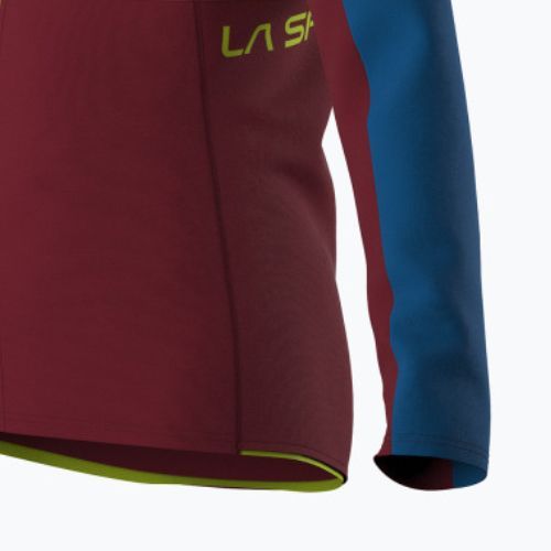 Hanorac de trekking pentru bărbați La Sportiva Elements sangria/albastru electric de trekking
