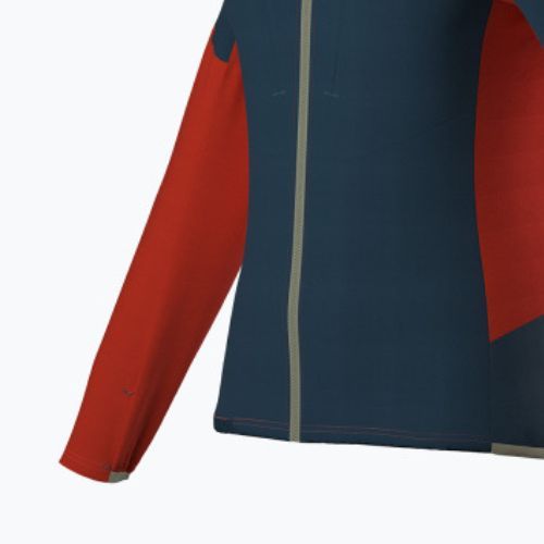 La Sportiva Session Tech Hoody pentru femei, albastru furtună/roșii de cireșe, bluză de trekking