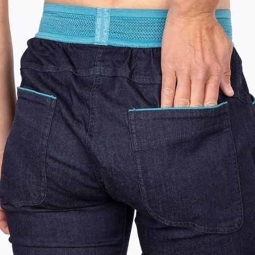 Pantaloni de drumeție pentru femei La Sportiva Miracle Jeans blugi/topaz