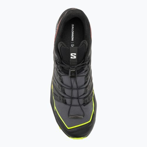 Pantofi de alergare Salomon Thundercross pentru bărbați negru/nuanță liniștită/coral aprins