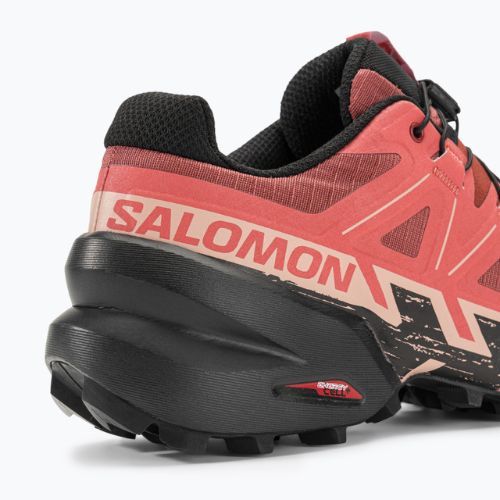 Salomon Speedcross 6 pantofi de alergare pentru femei piele de vacă / negru / trandafir englezesc
