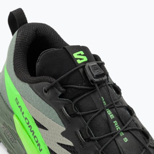 Pantofi de alergare pentru bărbați Salomon Sense Ride 5 negru/laurel wreath/gecko verde