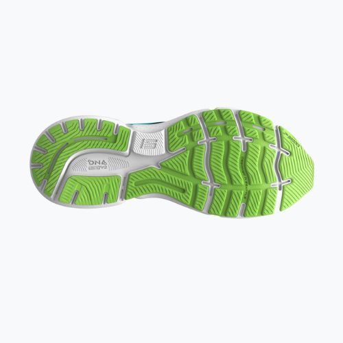 Brooks Ghost 15 pantofi de alergare pentru bărbați negru / Hawaiian pcean / verde