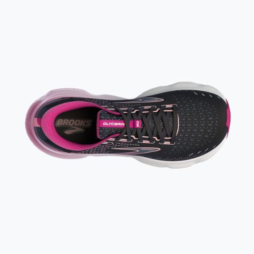 Pantofi de alergare pentru femei Brooks Glycerin 20 negru/fucsia/linen