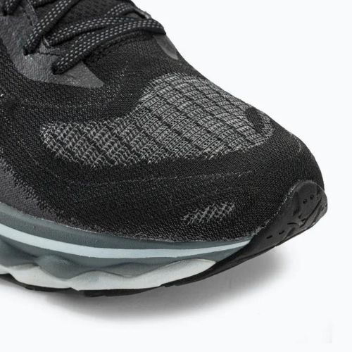 Pantofi de alergare pentru bărbați Mizuno Wave Sky 7 negru/glacial ridge/stormy weather