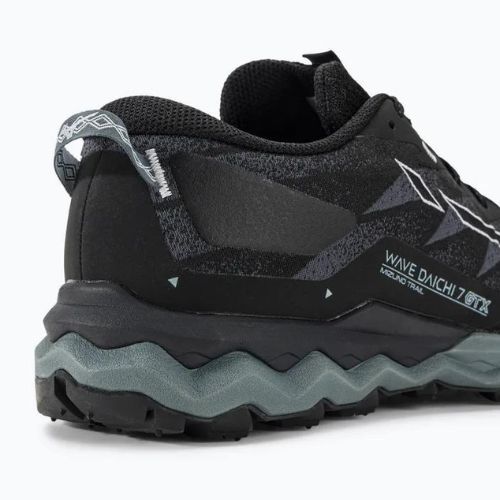 Pantofi de alergare pentru bărbați Mizuno Wave Daichi 7 GTX negru/albastru de mătase/timp torid