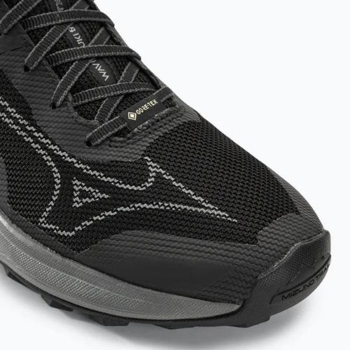 Pantofi de alergare pentru bărbați Mizuno Wave Ibuki 4 GTX negru/grimetalic/umbră întunecată