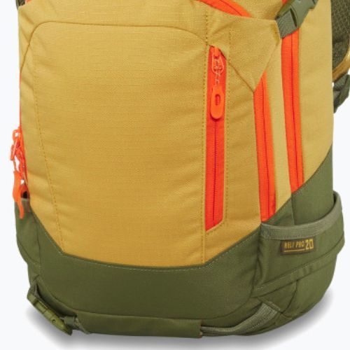 Rucsac de snowboard pentru femei Dakine Heli Pro 20 l mustard seed pentru femei