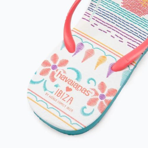 Șlapi de femei Havaianas Slim Local Soul Ibiza roșu/albastru/portocaliu