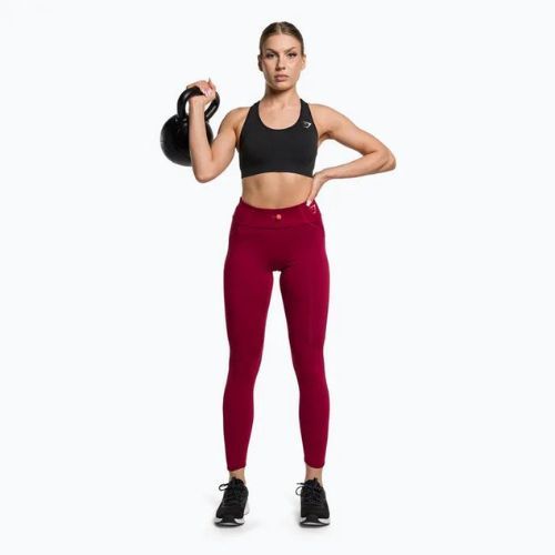 Gymshark Vital Seamless Sports negru/maro