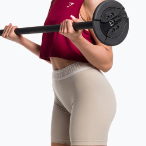 Pantaloni scurți de ciclism pentru femei Gymshark Fit Cycling pebble grey