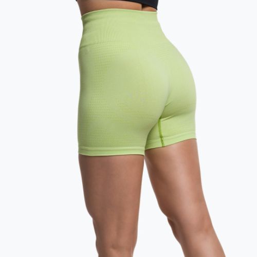 Pantaloni scurți de antrenament pentru femei Gymshark Vital Seamless galben neon