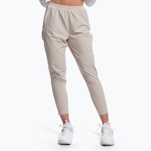 Pantaloni de trening pentru femei Gymshark Maximise Track de culoare gri pietriș