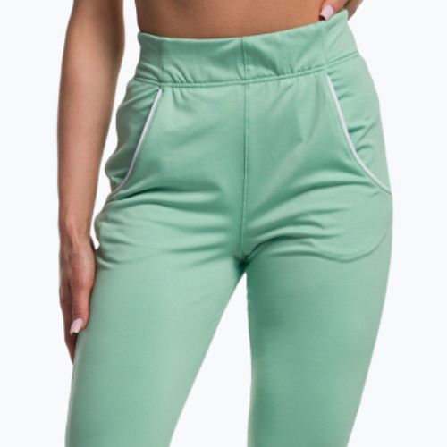 Pantaloni de trening pentru femei Gymshark Recess Track, de culoare verde cactus