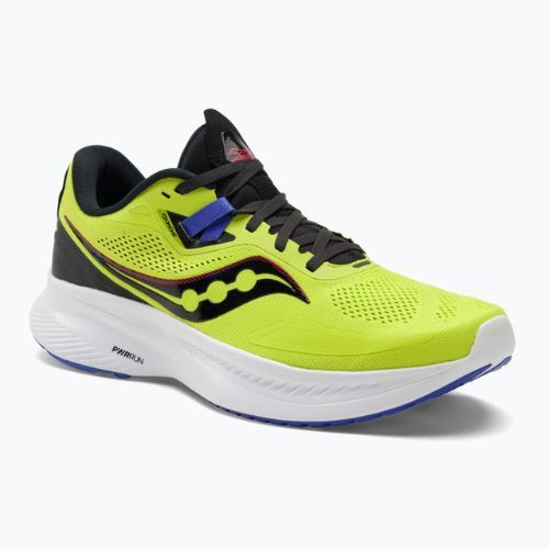 Bărbați Saucony Guide 15 acid / albastru o dată pantofi de alergare
