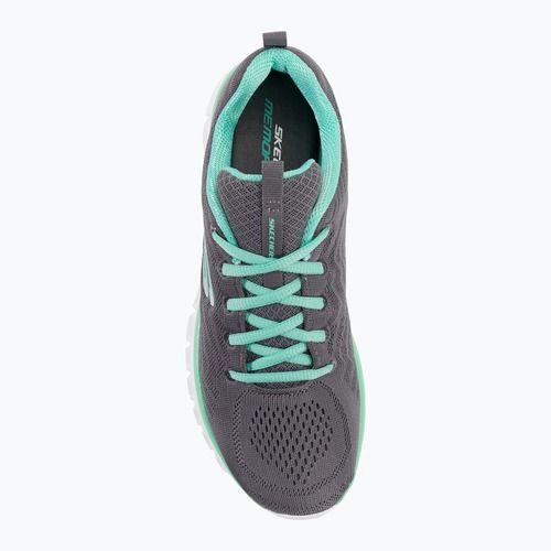 SKECHERS Graceful Get Connected pantofi de antrenament pentru femei cărbune/grena