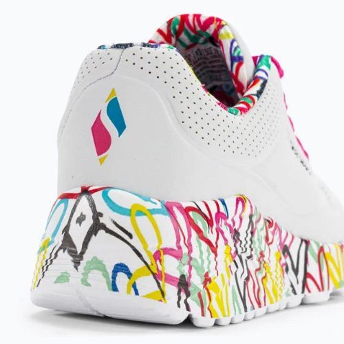 SKECHERS Uno Lite Lovely Luv alb/multi adidași pentru copii