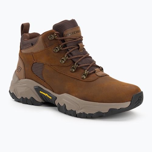 SKECHERS Terraform Renfrom cizme de trekking pentru bărbați maro închis