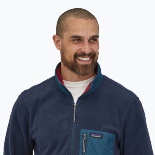 Bărbați Patagonia Microdini 1/2 Zip P/O fleece sweatshirt fleece roșu ceară