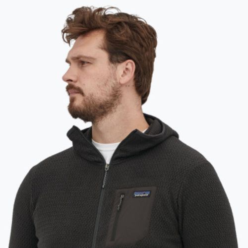 Bărbați Patagonia R1 Air Full-Zip fleece negru