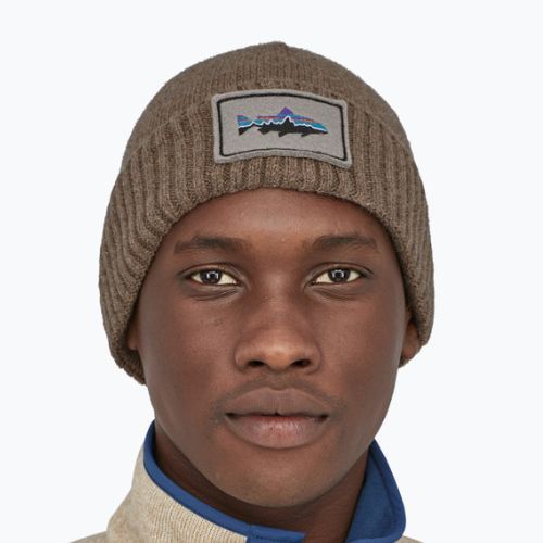 Patagonia Brodeo Beanie Fantezie Fitz Roy păstrăv plasture/ash tan trekking cap