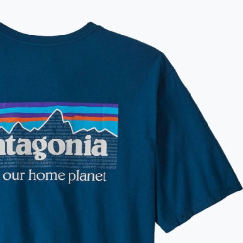 Bărbați Patagonia P-6 Mission Organic lagom albastru trekking tricou
