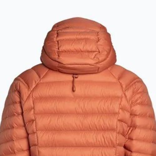 Jacheta de femei Patagonia Down Sweater Hoody roșu burl roșu