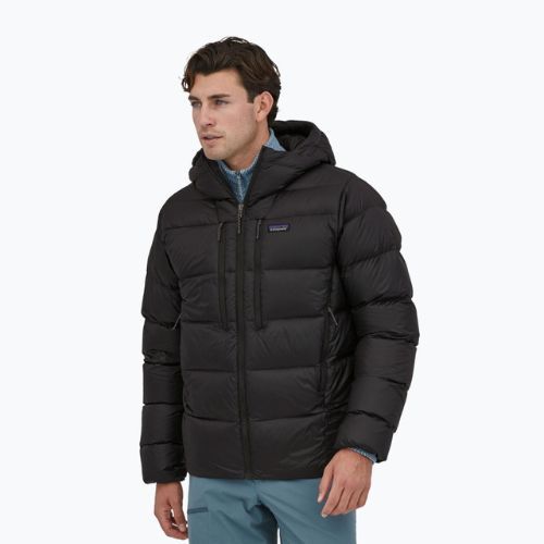 Bărbați Patagonia Fitz Roy Down Hoody negru