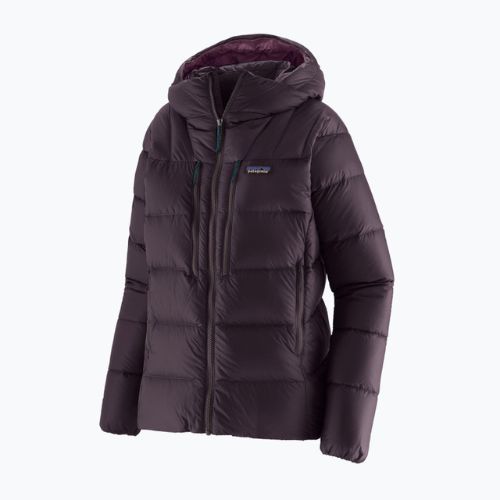 Jachetă cu glugă cu glugă de femei Patagonia Fitz Roy Down Hoody obsidian plum jacket