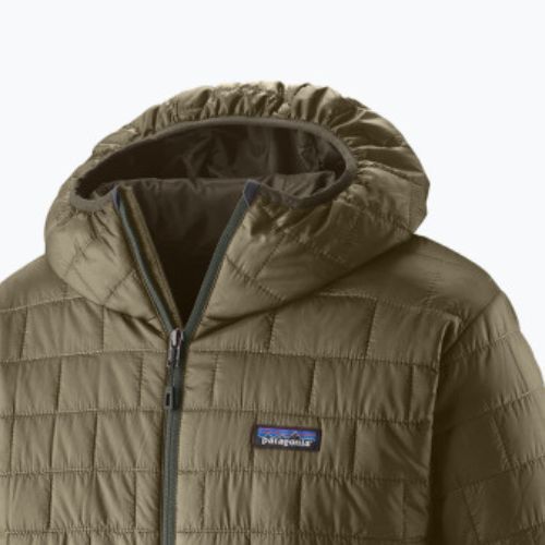 Jachetă izolată pentru bărbați Patagonia Nano Puff Hoody sage kaki