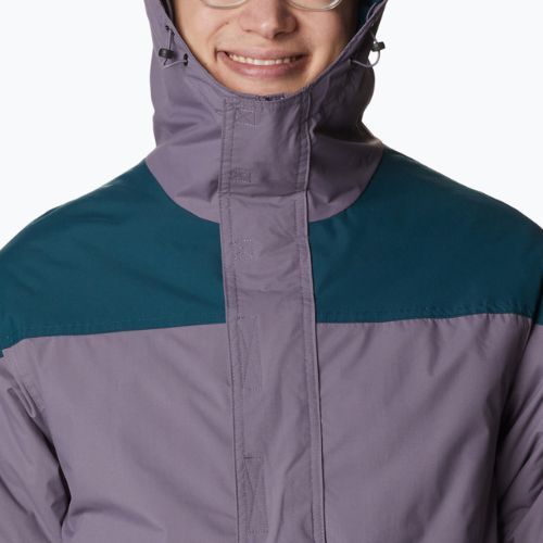 Jacheta Columbia Challenger Pullover pentru bărbați, în jos, de culoare violet granit/noapte valuri