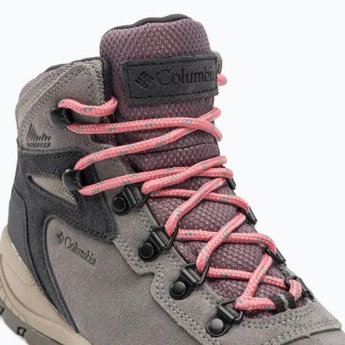 Columbia Newton Ridge Plus WP Amped stratus/canyon rose cizme de trekking pentru femei Amped stratus/canyon rose